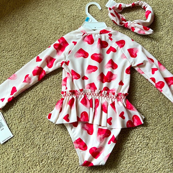 NWT Jessica Simpson Baby UPF 50+ swimsuit set | 24 months - Picture 7 of 7